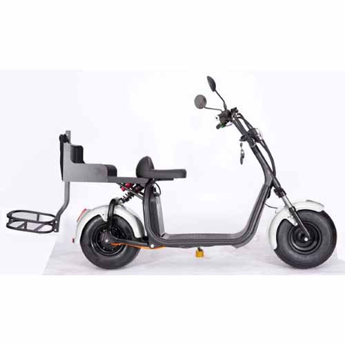 GSI - 2000W Electric Fat Tire Trike 60V 3 Wheel Scooter Moped Bike w/ Golf Rack Like CityCoco Bike - CT-3G