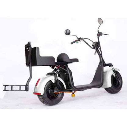 GSI - 2000W Electric Fat Tire Trike 60V 3 Wheel Scooter Moped Bike w/ Golf Rack Like CityCoco Bike - CT-3G