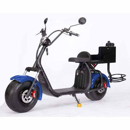 GSI - 2000W Electric Fat Tire Trike 60V 3 Wheel Scooter Moped Bike w/ Golf Rack Like CityCoco Bike - CT-3G
