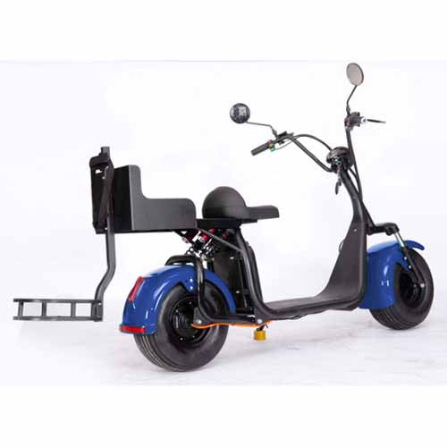 GSI - 2000W Electric Fat Tire Trike 60V 3 Wheel Scooter Moped Bike w/ Golf Rack Like CityCoco Bike - CT-3G