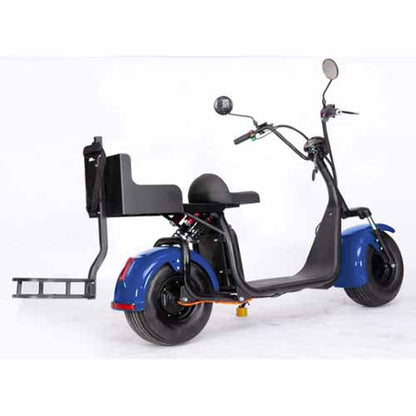 GSI - 2000W Electric Fat Tire Trike 60V 3 Wheel Scooter Moped Bike w/ Golf Rack Like CityCoco Bike - CT-3G