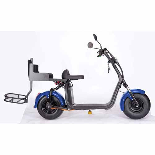 GSI - 2000W Electric Fat Tire Trike 60V 3 Wheel Scooter Moped Bike w/ Golf Rack Like CityCoco Bike - CT-3G