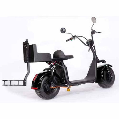 GSI - 2000W Electric Fat Tire Trike 60V 3 Wheel Scooter Moped Bike w/ Golf Rack Like CityCoco Bike - CT-3G