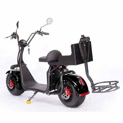 GSI - 2000W Electric Fat Tire Trike 60V 3 Wheel Scooter Moped Bike w/ Golf Rack Like CityCoco Bike - CT-3G