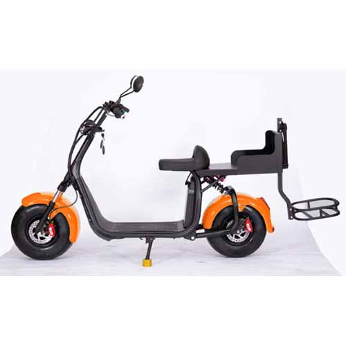 GSI - 2000W Electric Fat Tire Trike 60V 3 Wheel Scooter Moped Bike w/ Golf Rack Like CityCoco Bike - CT-3G