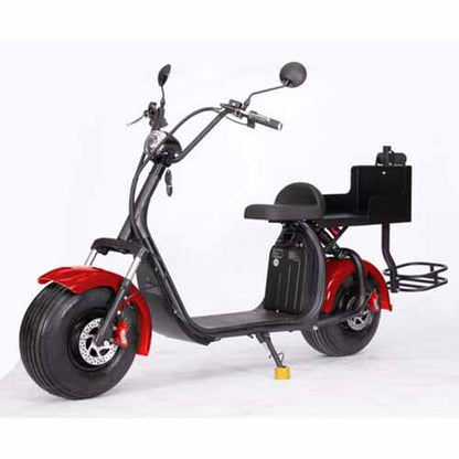 GSI - 2000W Electric Fat Tire Trike 60V 3 Wheel Scooter Moped Bike w/ Golf Rack Like CityCoco Bike - CT-3G