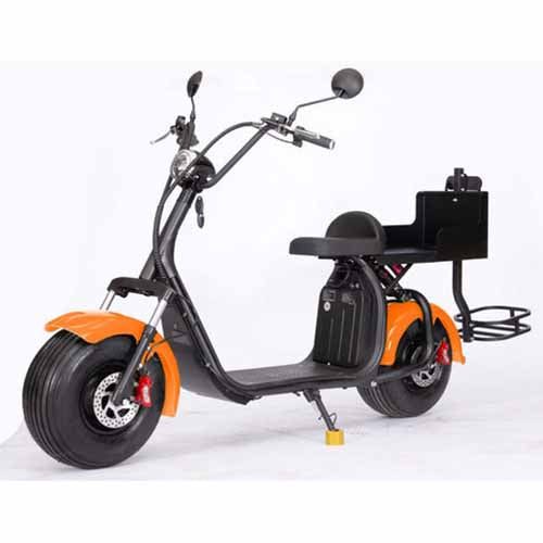 GSI - 2000W Electric Fat Tire Trike 60V 3 Wheel Scooter Moped Bike w/ Golf Rack Like CityCoco Bike - CT-3G