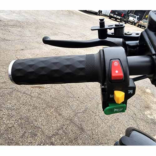 2000W Electric Fat Tire Trike 60V 3 Wheel Scooter Moped Bike w/ Golf Rack Like CityCoco Bike - CT-3G - BLACK