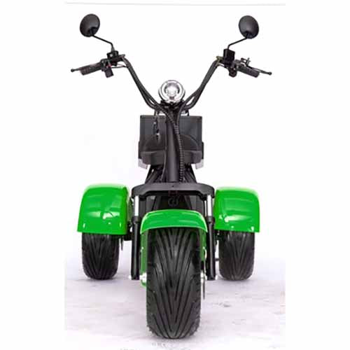 GSI - 2000W Electric Fat Tire Trike 60V 3 Wheel Scooter Moped Bike w/ Golf Rack Like CityCoco Bike - CT-3G