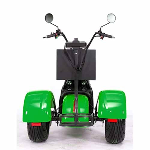 GSI - 2000W Electric Fat Tire Trike 60V 3 Wheel Scooter Moped Bike w/ Golf Rack Like CityCoco Bike - CT-3G