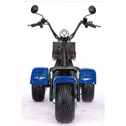 GSI - 2000W Electric Fat Tire Trike 60V 3 Wheel Scooter Moped Bike w/ Golf Rack Like CityCoco Bike - CT-3G