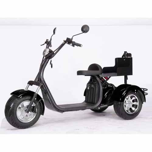 GSI - 2000W Electric Fat Tire Trike 60V 3 Wheel Scooter Moped Bike w/ Golf Rack Like CityCoco Bike - CT-3G