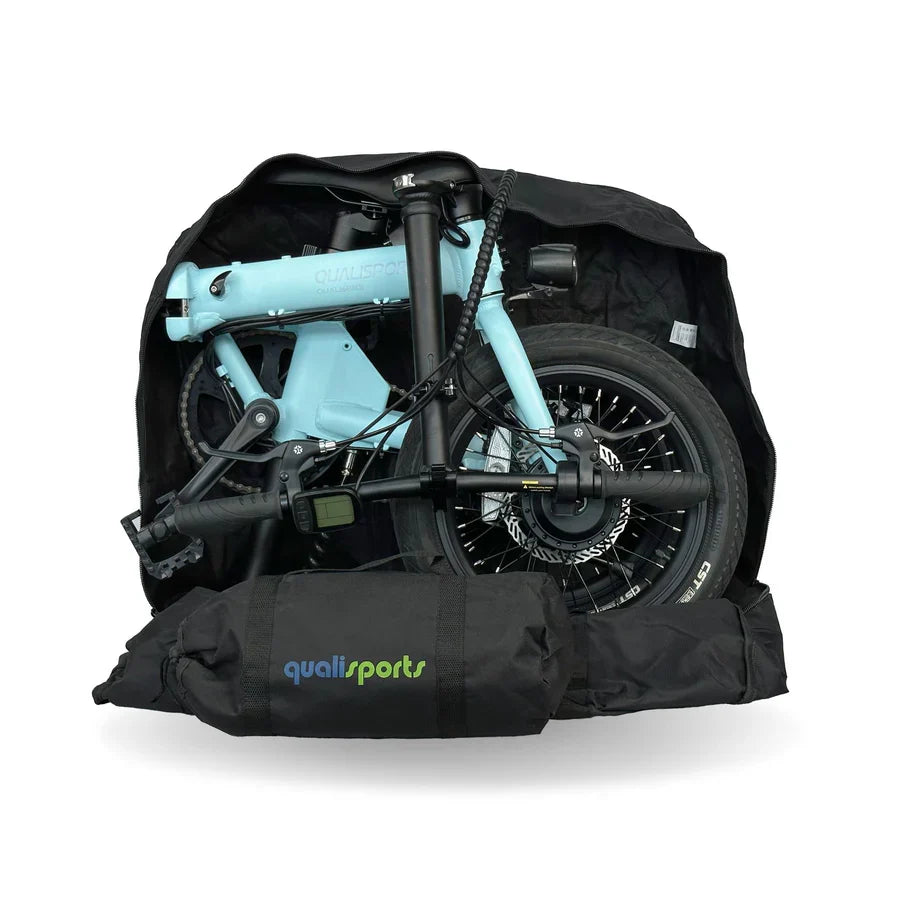 Qualisports Nemo Ultra-Lightweight Folding Electric Bike 36V  250W  7Ah Geared Brushless Hub Motor - 100% Financing Available! Ships Mid-May