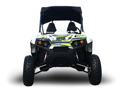 Trailmaster Challenger 200 169cc UTV Live Rear Axle, Over the Shoulder harness, Youth and Adult, Speed Limiter