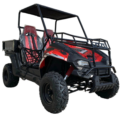 TrailMaster Challenger 200U Back Woods UTV - 168.9cc 11.1HP Engine, Automatic, Front Cargo Rack, Rear Dump Bed, Suitable for Ages 16 & Older