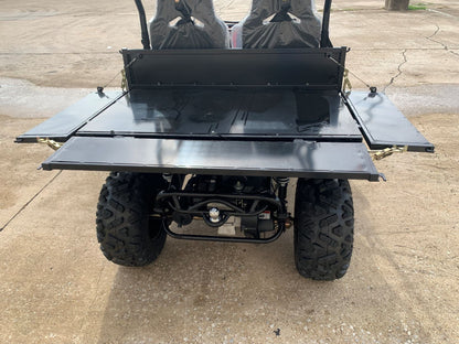 TrailMaster Challenger 200U Back Woods UTV - 168.9cc 11.1HP Engine, Automatic, Front Cargo Rack, Rear Dump Bed, Suitable for Ages 16 & Older