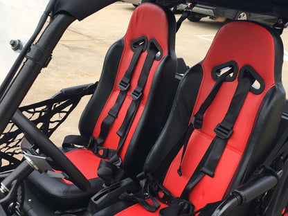Trailmaster Challenger 300E EFI UTV / side-by-side, 52 Inch Wide, High Back Seats, CVT trans, Intergrated Hitch, Cargo Area, Bimini Top