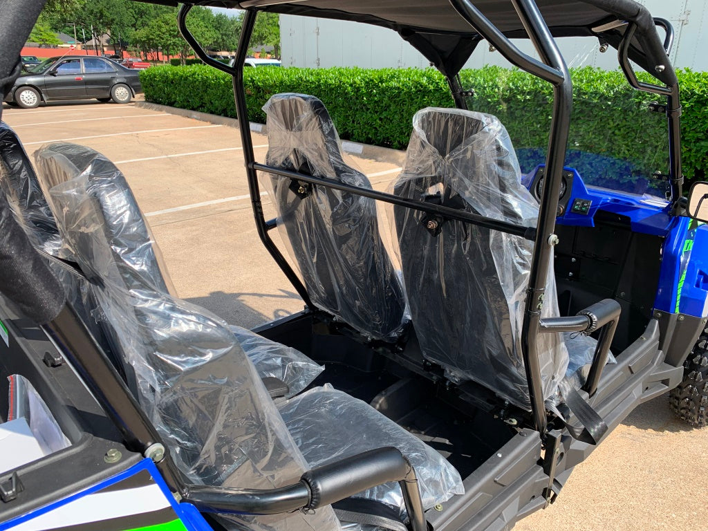 TrailMaster Challenger 4-200EX UTV side-by-side  Great Family Fun, Adjustable seat and steering Wheel, Throttle Limiter