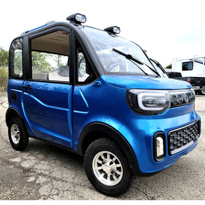 Coco Coupe Rainbow Edition 60v Electric 4 Seater Golf Cart LSV Car - Pride Ride