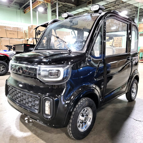 Coco Coupe Rainbow Edition 60v Electric 4 Seater Golf Cart LSV Car - Pride Ride