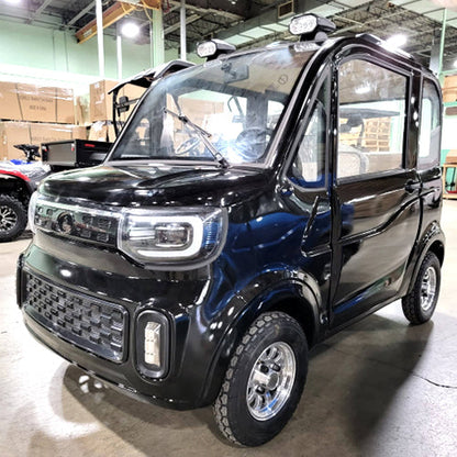 Coco Coupe Rainbow Edition 60v Electric 4 Seater Golf Cart LSV Car - Pride Ride