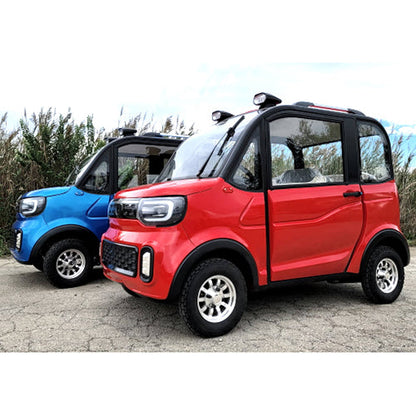 Coco Coupe Rainbow Edition 60v Electric 4 Seater Golf Cart LSV Car - Pride Ride