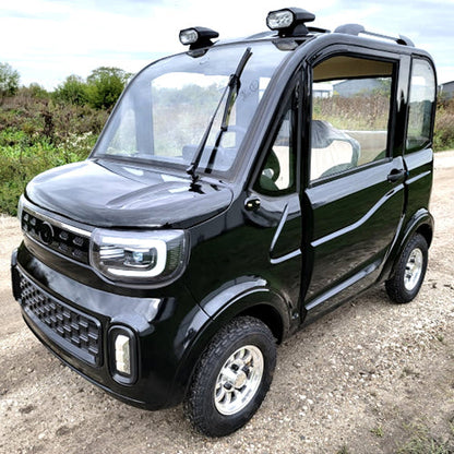 Coco Coupe Rainbow Edition 60v Electric 4 Seater Golf Cart LSV Car - Pride Ride