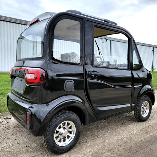 Coco Coupe Rainbow Edition 60v Electric 4 Seater Golf Cart LSV Car - Pride Ride