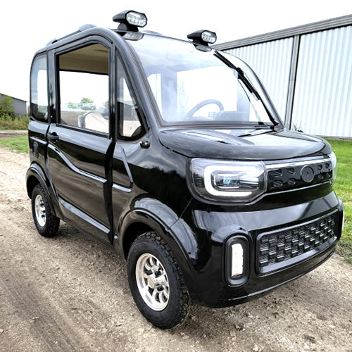 Coco Coupe Rainbow Edition 60v Electric 4 Seater Golf Cart LSV Car - Pride Ride