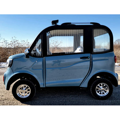 Coco Coupe Rainbow Edition 60v Electric 4 Seater Golf Cart LSV Car - Pride Ride