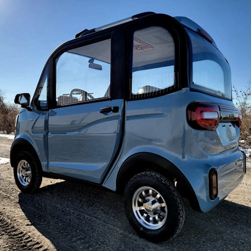 Coco Coupe Rainbow Edition 60v Electric 4 Seater Golf Cart LSV Car - Pride Ride
