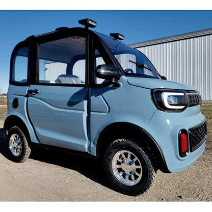 Coco Coupe Rainbow Edition 60v Electric 4 Seater Golf Cart LSV Car - Pride Ride