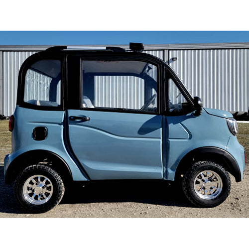 Coco Coupe Rainbow Edition 60v Electric 4 Seater Golf Cart LSV Car - Pride Ride
