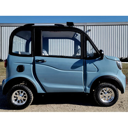 Coco Coupe Rainbow Edition 60v Electric 4 Seater Golf Cart LSV Car - Pride Ride