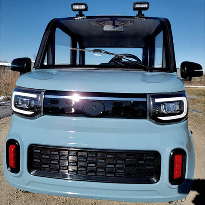 Coco Coupe Rainbow Edition 60v Electric 4 Seater Golf Cart LSV Car - Pride Ride