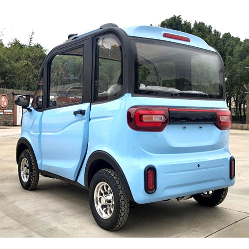 Coco Coupe Rainbow Edition 60v Electric 4 Seater Golf Cart LSV Car - Pride Ride