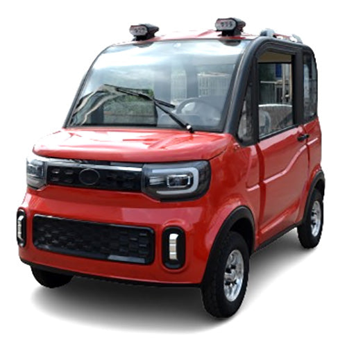 Coco Coupe Rainbow Edition 60v Electric 4 Seater Golf Cart LSV Car - Pride Ride