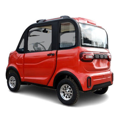 Coco Coupe Rainbow Edition 60v Electric 4 Seater Golf Cart LSV Car - Pride Ride