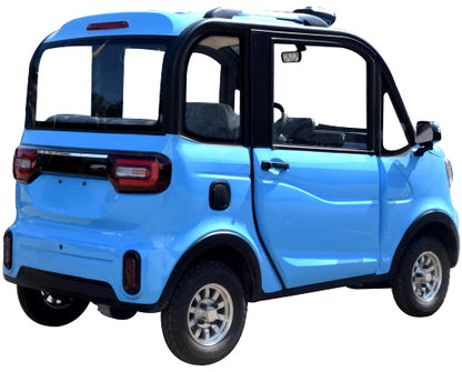 Four Passenger Electric Golf Car Street Legal LSV Low Speed Vehicle Golf Cart 4 Seater 60v Coco Coupe Scooter Car