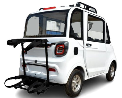 Electric Golf Car 4 Seater Small LSV Low Speed Vehicle Golf Cart 4 Seater 60v GSI Coco Coupe Scooter Car - White