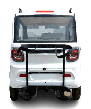 Electric Golf Car 4 Seater Small LSV Low Speed Vehicle Golf Cart 4 Seater 60v GSI Coco Coupe Scooter Car - White