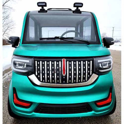 LE Coco Coupe Electric Crazy Green Mini Car 60v 4 Seater Golf Cart LSV Car