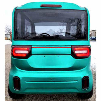 LE Coco Coupe Electric Crazy Green Mini Car 60v 4 Seater Golf Cart LSV Car