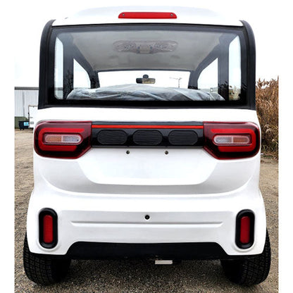 LE Coco Coupe Base Edition Electric Golf Car Small LSV Low Speed Vehicle Golf Cart 4 Seater 60v Scooter Car - White