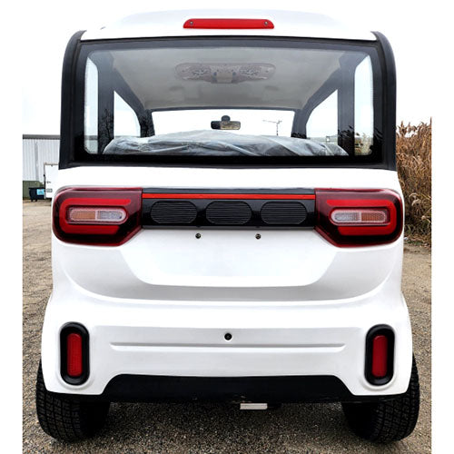 LE Coco Coupe Base Edition Electric Golf Car Small LSV Low Speed Vehicle Golf Cart 4 Seater 60v Scooter Car - White