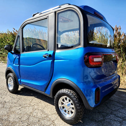Coco Coupe Rainbow Edition 60v Electric 4 Seater Golf Cart LSV Car - Pride Ride