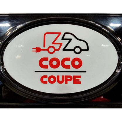 LE Coco Coupe Base Edition Electric Golf Car Small LSV Low Speed Vehicle Golf Cart 4 Seater 60v Scooter Car - White