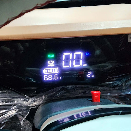 Electric 4 Door Coco Techno 60v Scratch n Dent Electric Golf Cart LSV With Rear Trunk - White