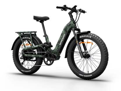 Himiway | D5 Camo All-Terrain Step-Through Fat Tire Mountain Bike