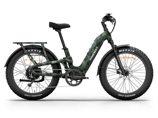 Himiway | D5 Camo All-Terrain Step-Through Fat Tire Mountain Bike